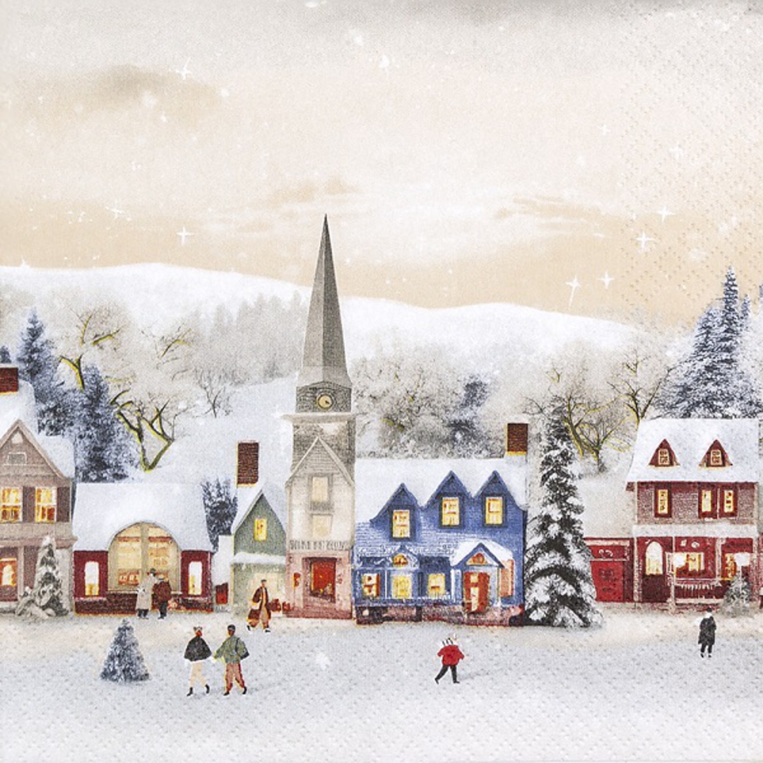 Paper Napkins 33cm, Winter Wonderland *ETA Nov image 0